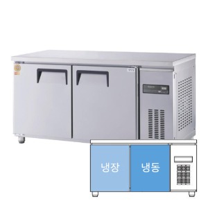 [그랜드우성] 업소용 간냉식 측면 보냉테이블 냉동,냉장고 5자 좌기계 GWFM-150RFTC
