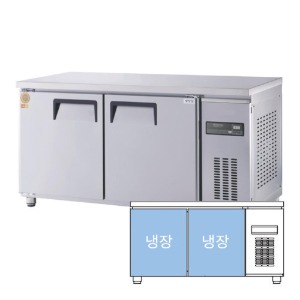 [그랜드우성] 업소용 간냉식 측면 보냉테이블 올냉장고 5자 좌기계 GWFM-150RTC