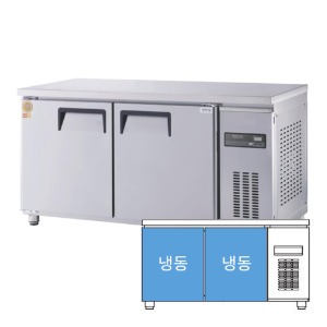 [그랜드우성] 업소용 간냉식 측면 보냉테이블 올냉동고 5자 좌기계 GWFM-150FTC