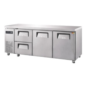 [그랜드우성] 간냉식 카페형 서랍식 냉장고(우유보관) 6자, 우도어2 좌서랍 2칸 GWFM-180DT-2L