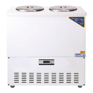 [그랜드우성] 직냉식 업소용 육수냉장고 2말 쌍통 1라인 (흰색) 아날로그 CWSR-202, GWSR-202