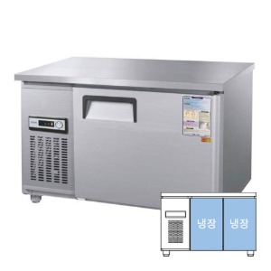 [그랜드우성] 직냉식 보냉 테이블 업소용 올냉장고 1200 (폭500) 아날로그 CWS-120DRT, GWS-120DRT